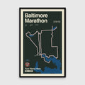 Baltimore Marathon Personalized Race Print