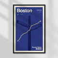 Personalized Boston Race Print