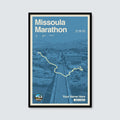 Missoula Marathon Personalized Race Print