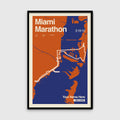 Miami Marathon Personalized Race Print