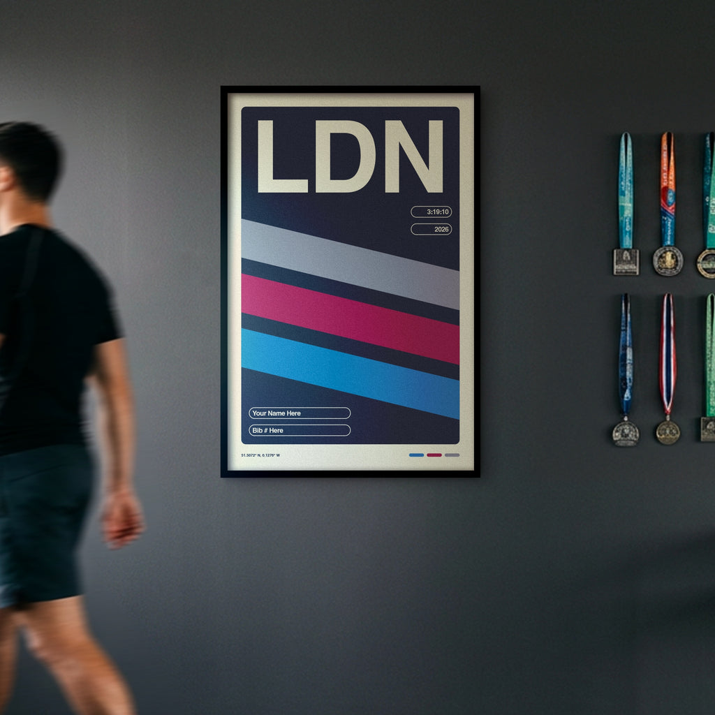 Personalized London World Major Race Poster