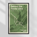 Behind the Rocks Ultramarathon Personalized Race Print