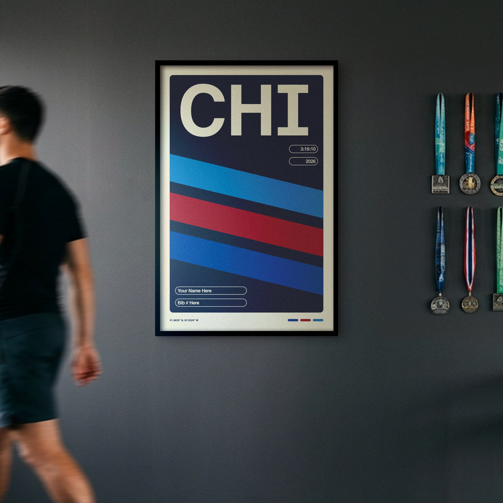 Personalized Chicago World Major Race Poster