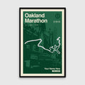 Oakland Marathon (+ Half Marathon) Personalized Race Print