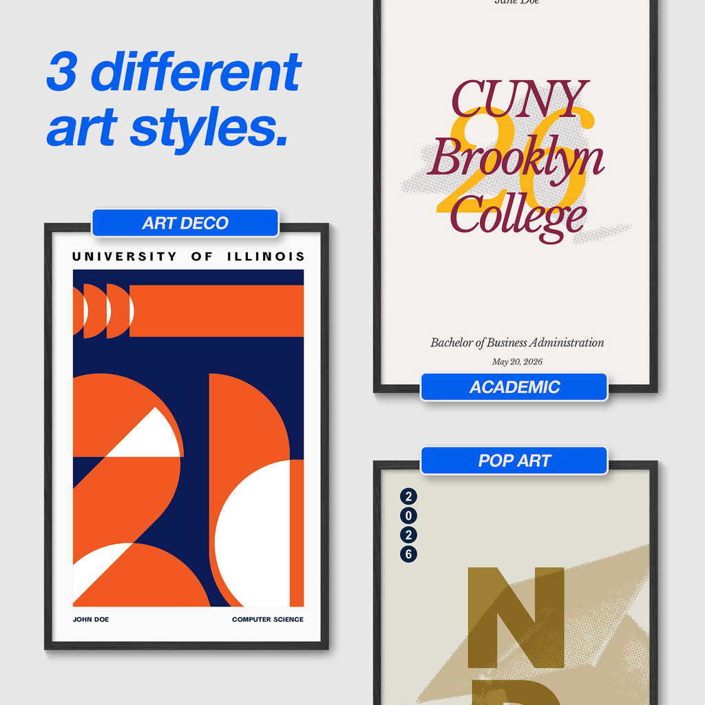 Personalized Graduate Wall Art