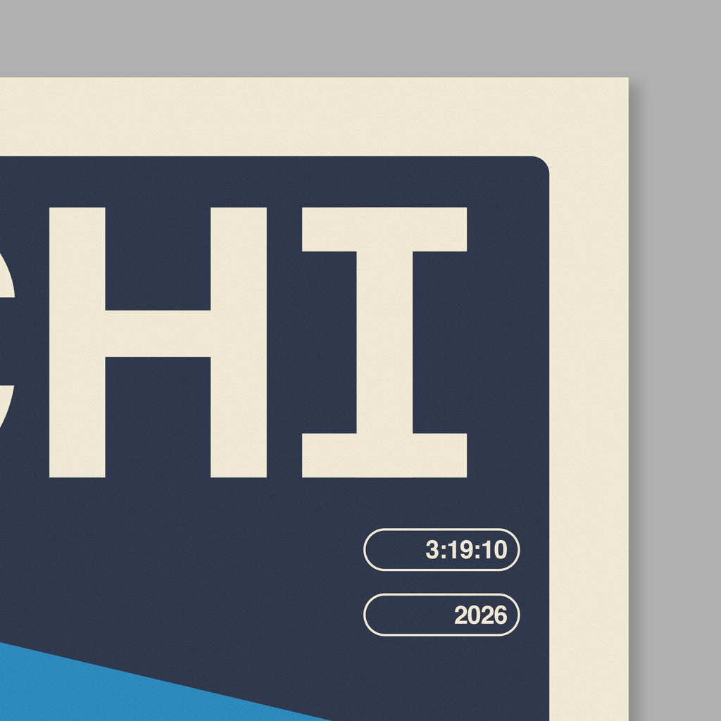 Personalized Chicago World Major Race Poster