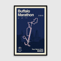 Buffalo Marathon Personalized Race Print