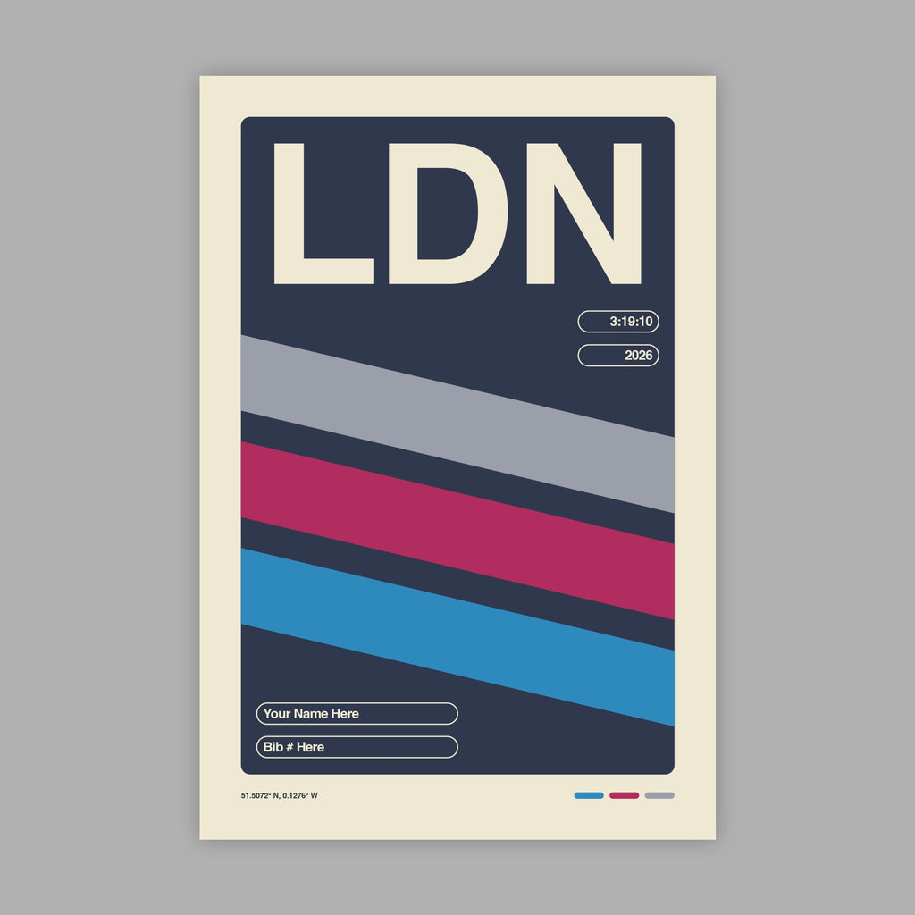 Personalized London World Major Race Poster