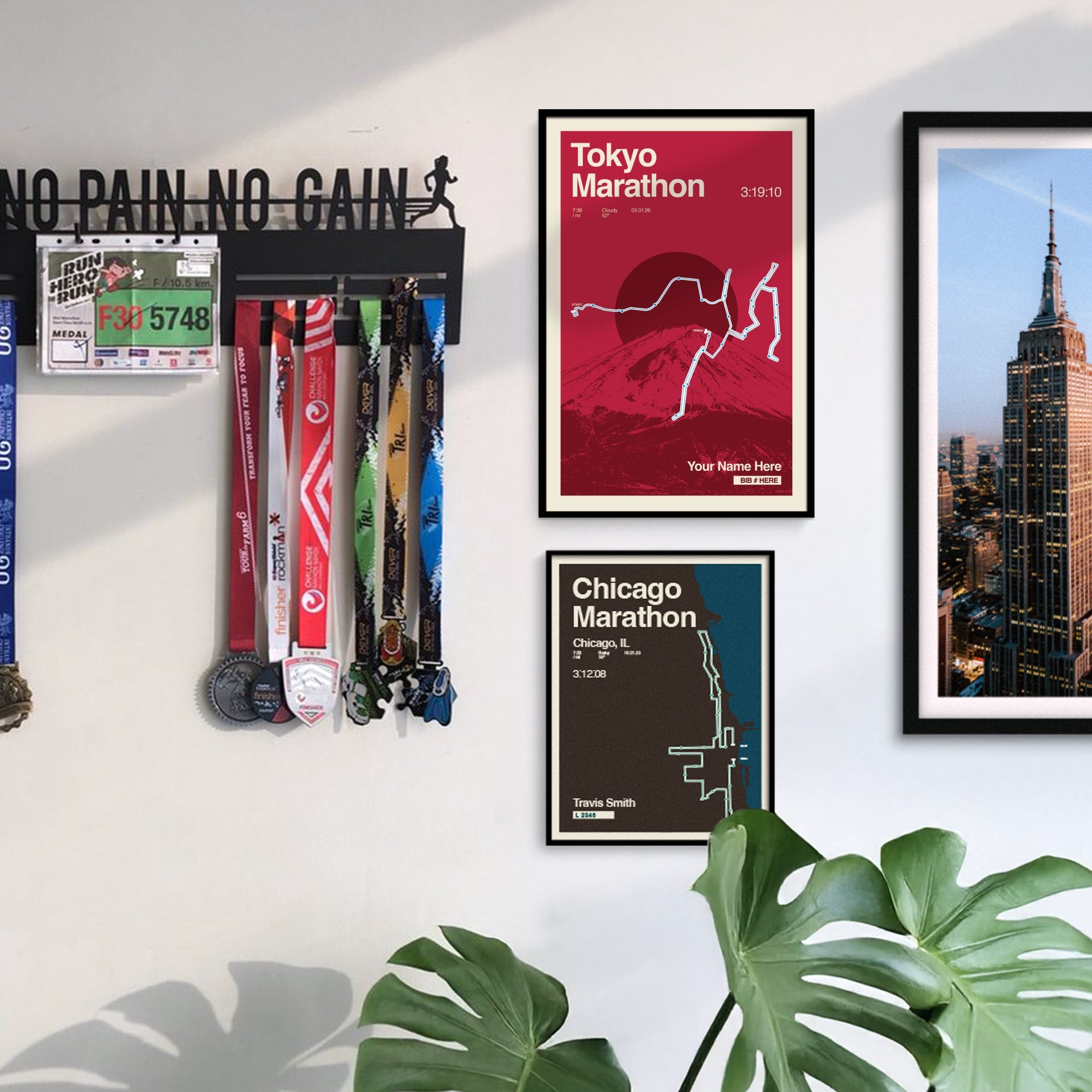 Tokyo Marathon Personalized Race Print