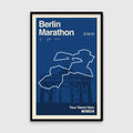Berlin Marathon Personalized Race Print