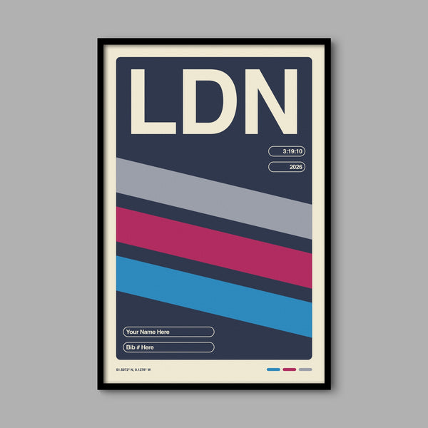 Personalized London World Major Race Poster