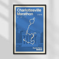 Charlottesville Marathon Personalized Race Print