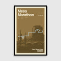 Mesa Marathon Personalized Race Print
