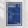 Louisiana Marathon Personalized Race Print