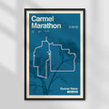 Carmel Marathon Personalized Race Print