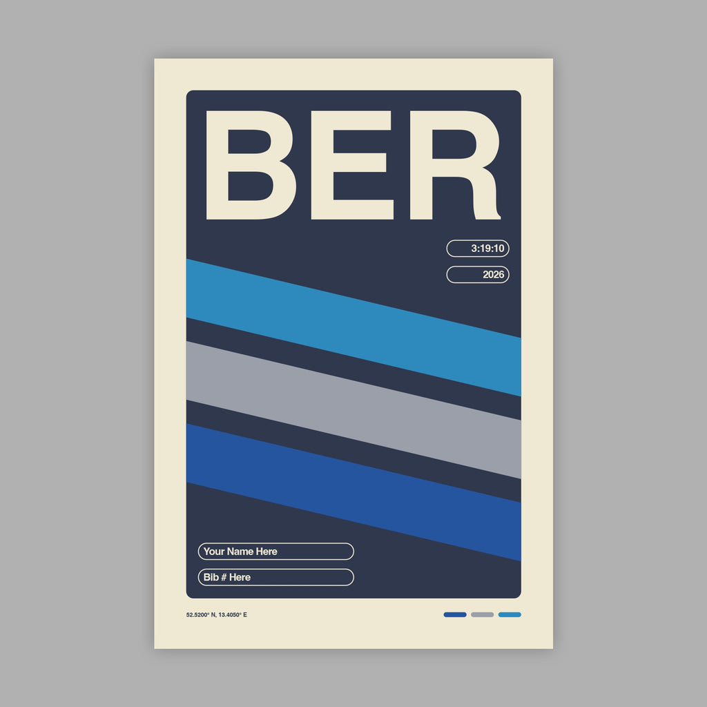 Personalized Berlin World Major Race Poster