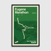 Eugene Marathon (+ Half Marathon) Personalized Poster