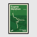 Eugene Marathon (+ Half Marathon) Personalized Poster