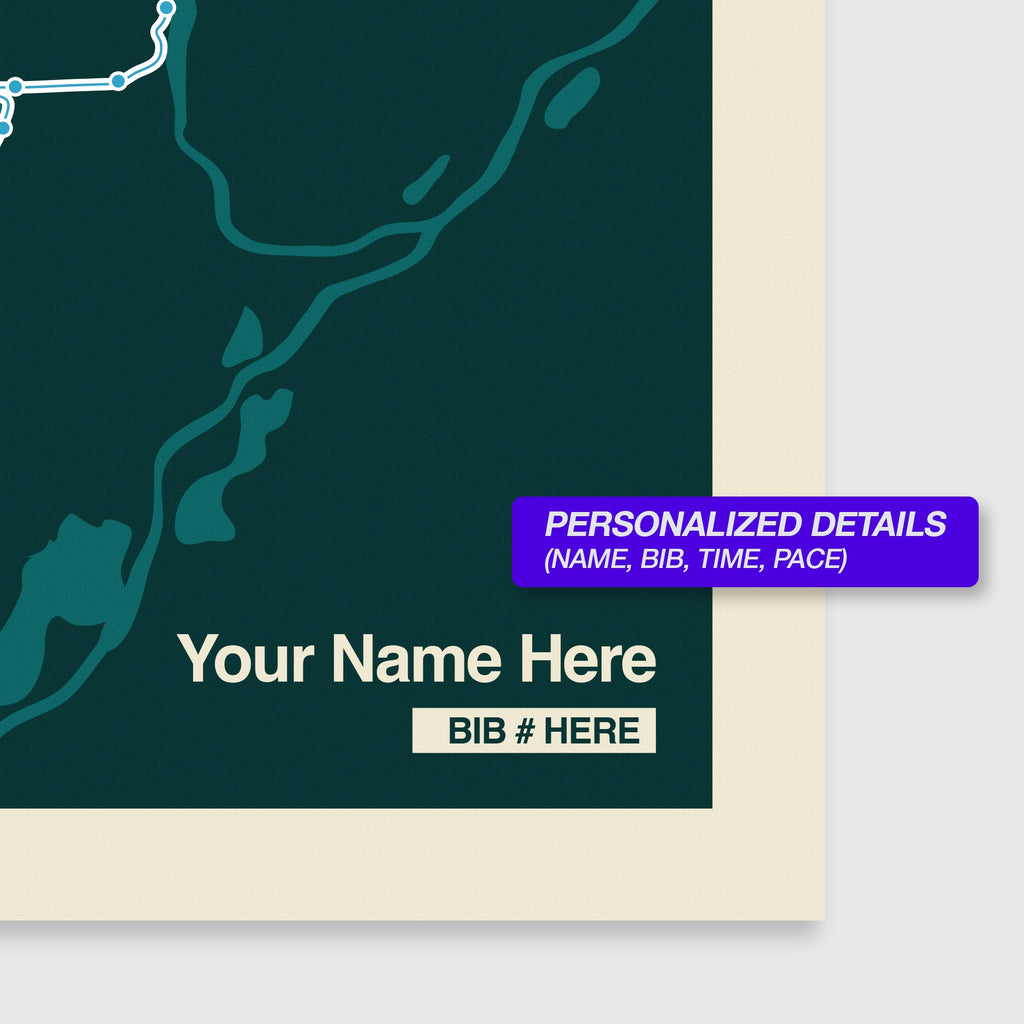 Twin Cities Marathon Personalized Race Print