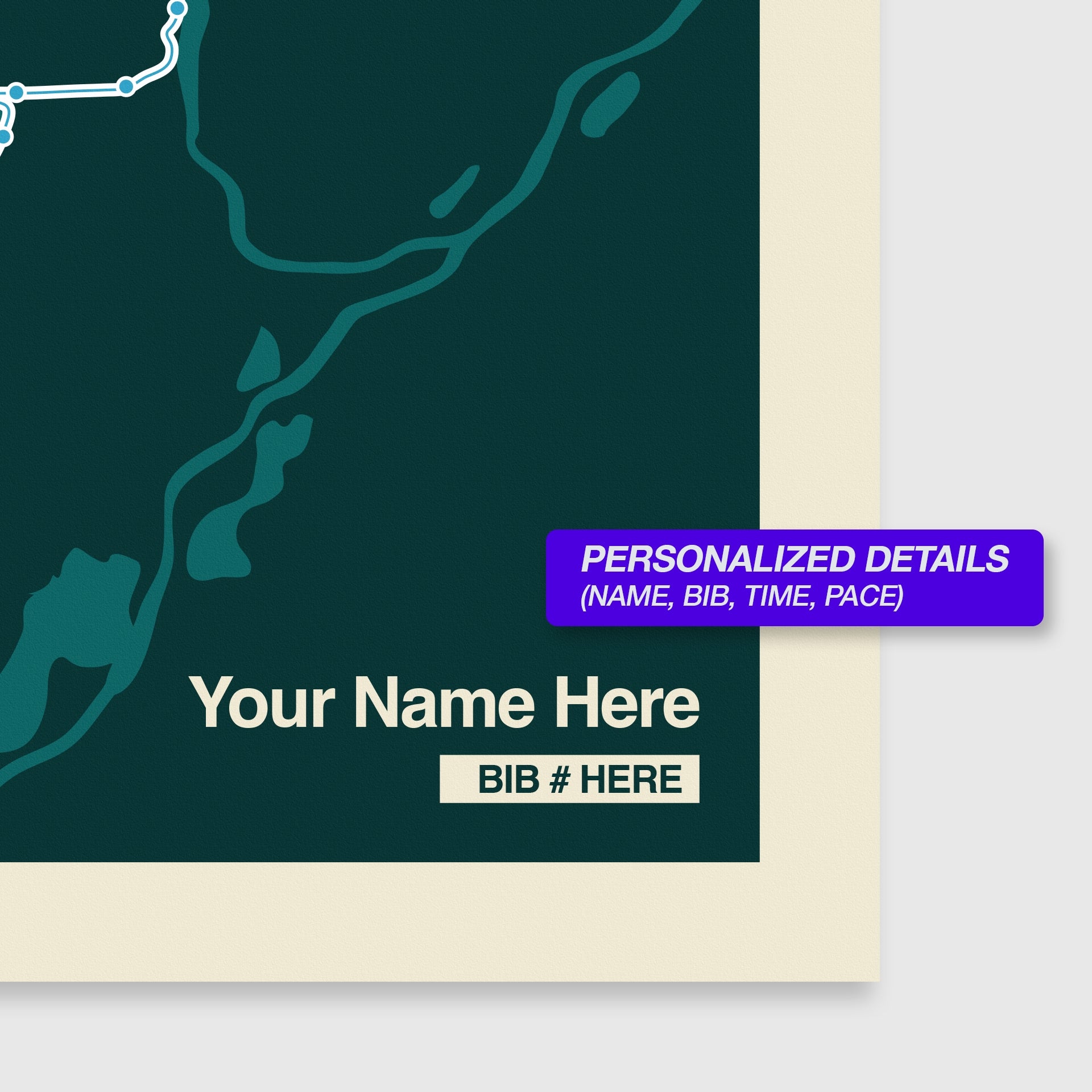 Twin Cities Marathon Personalized Race Print