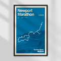 Newport Marathon Personalized Race Print