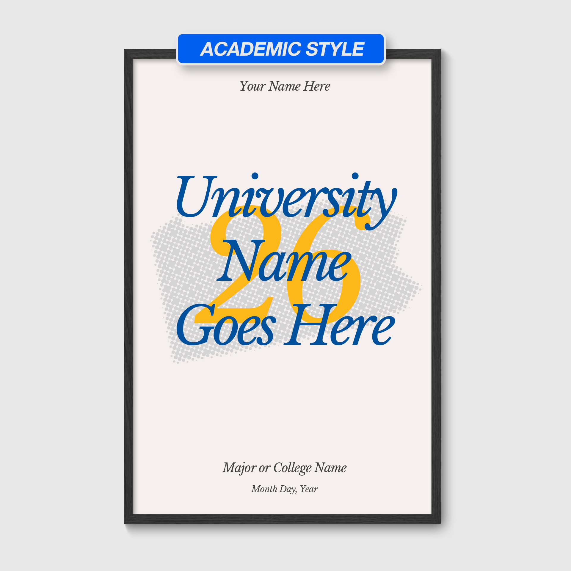 Personalized Graduate Wall Art