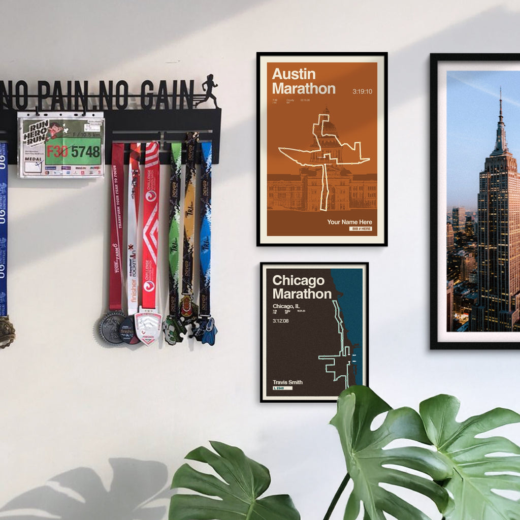Austin Marathon Personalized Race Print
