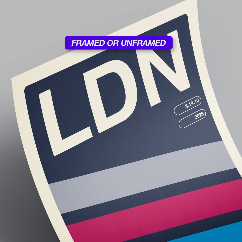 Personalized London World Major Race Poster
