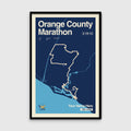 Personalized Orange County Marathon (+ Half Marathon) Poster