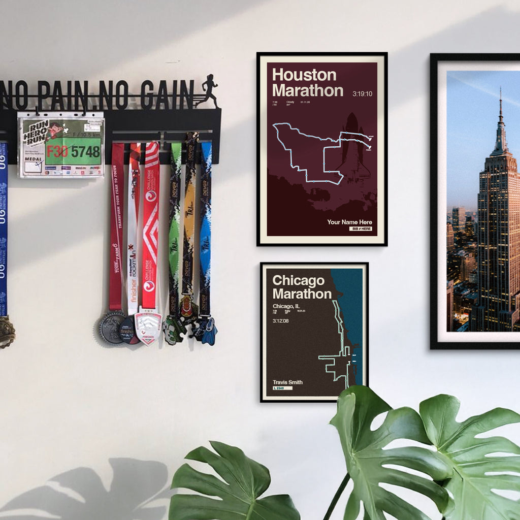 Houston Marathon Personalized Race Print