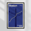 Personalized Boston Race Print