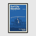 Surf City Marathon Personalized Race Print