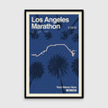 Los Angeles Marathon Personalized Race Print