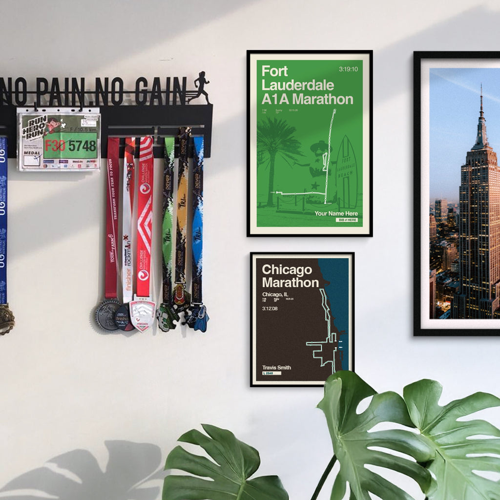 Ft. Lauderdale Marathon Personalized Race Print