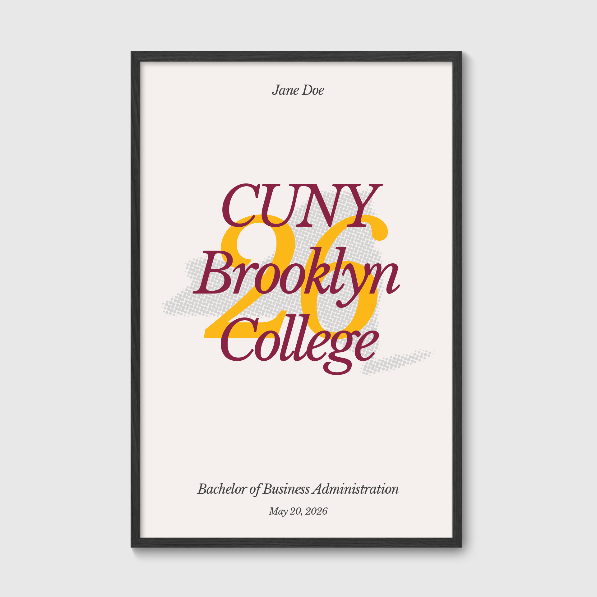 Personalized Graduate Wall Art