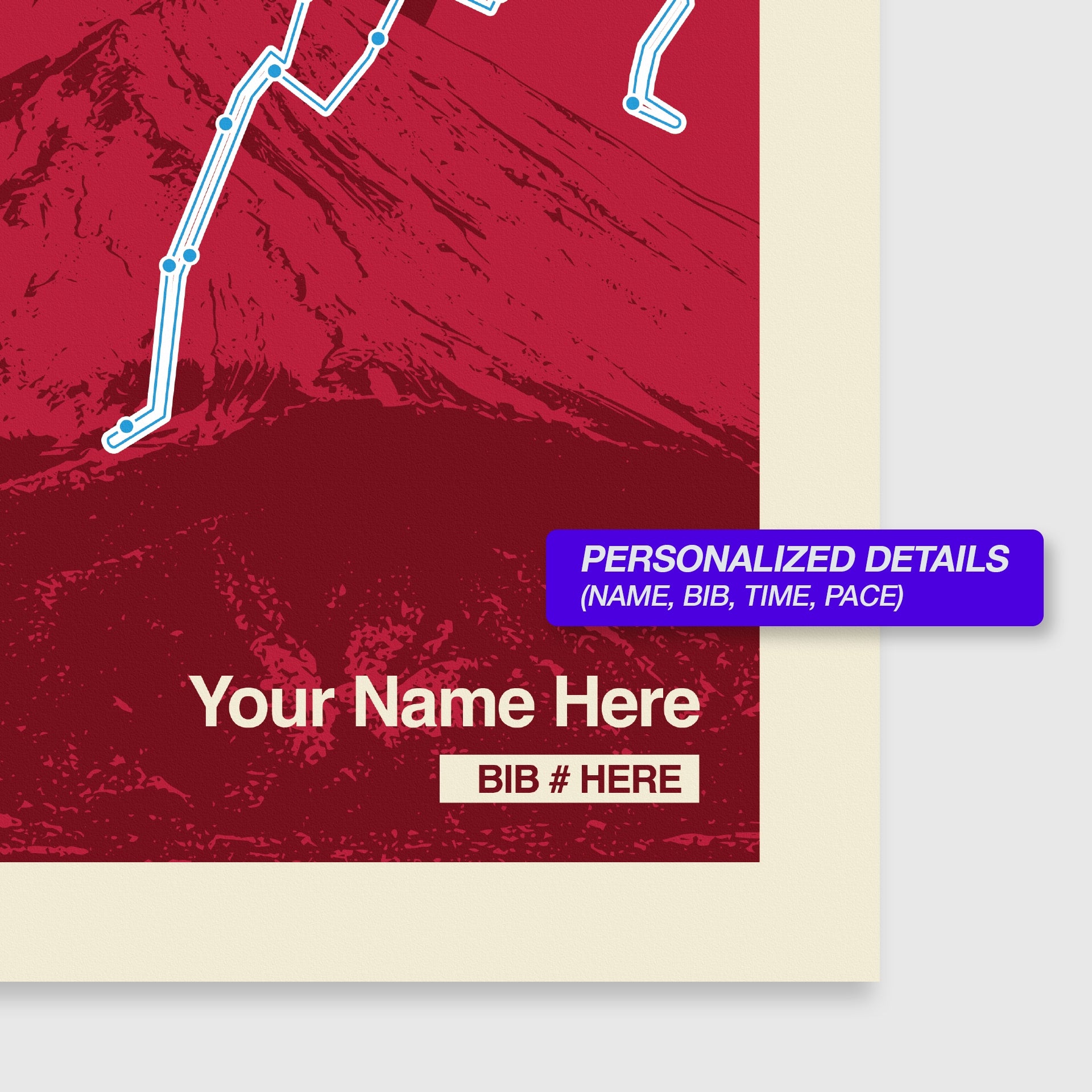 Tokyo Marathon Personalized Race Print