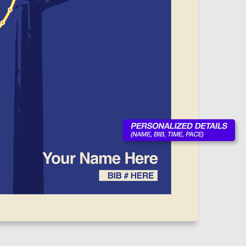 Personalized Boston Race Print