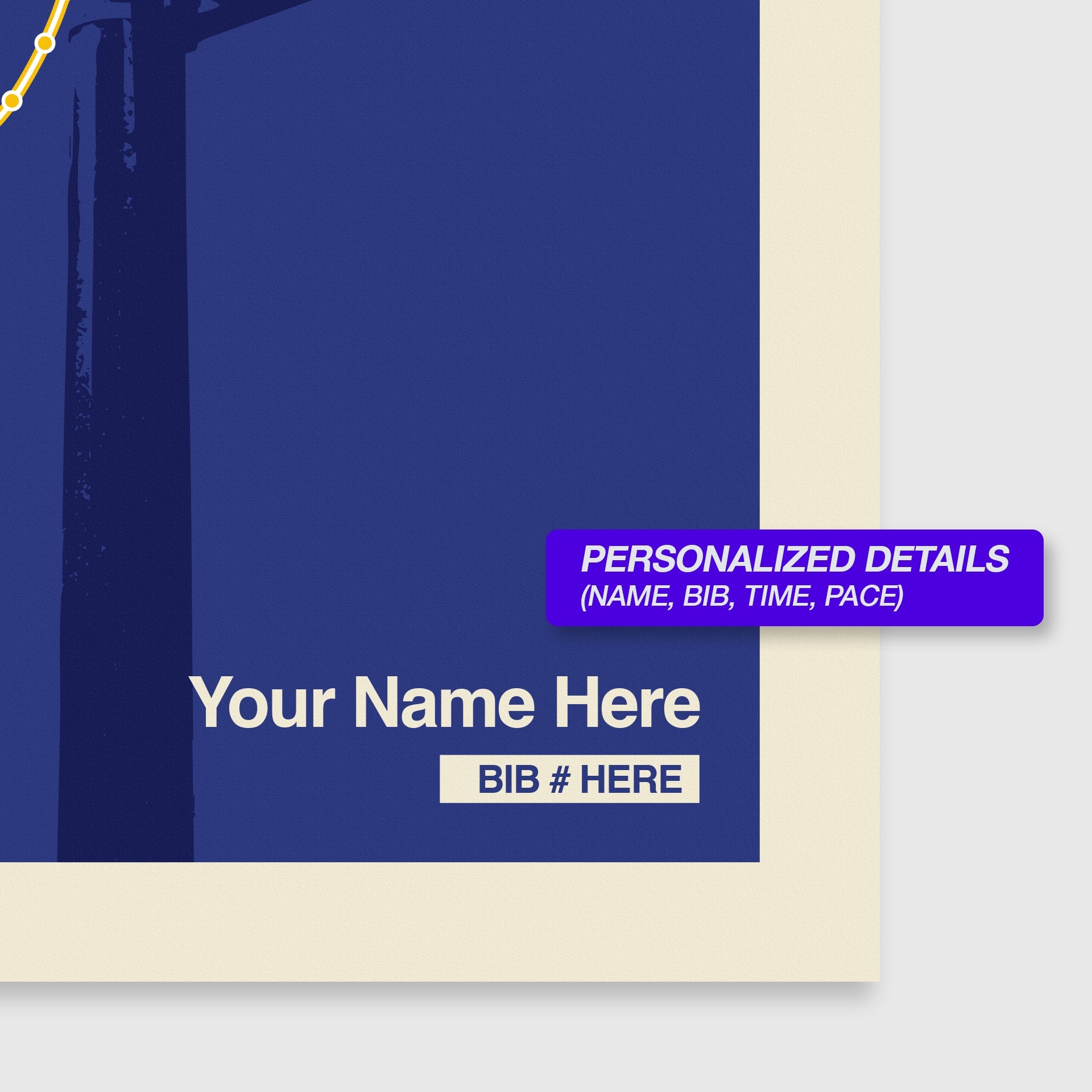 Personalized Boston Race Print