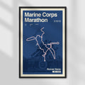 Marine Corps Marathon Personalized Race Print