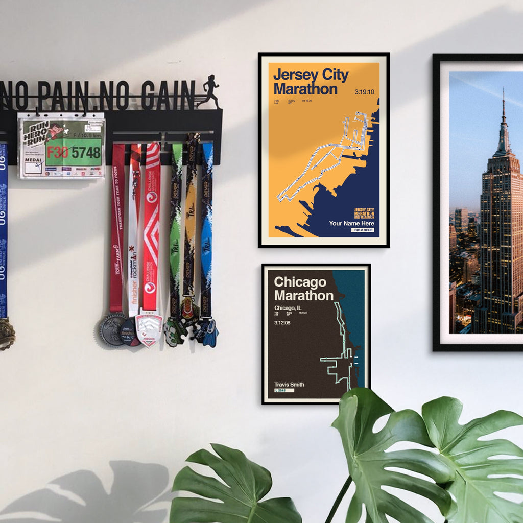 Jersey City Marathon Personalized Race Print