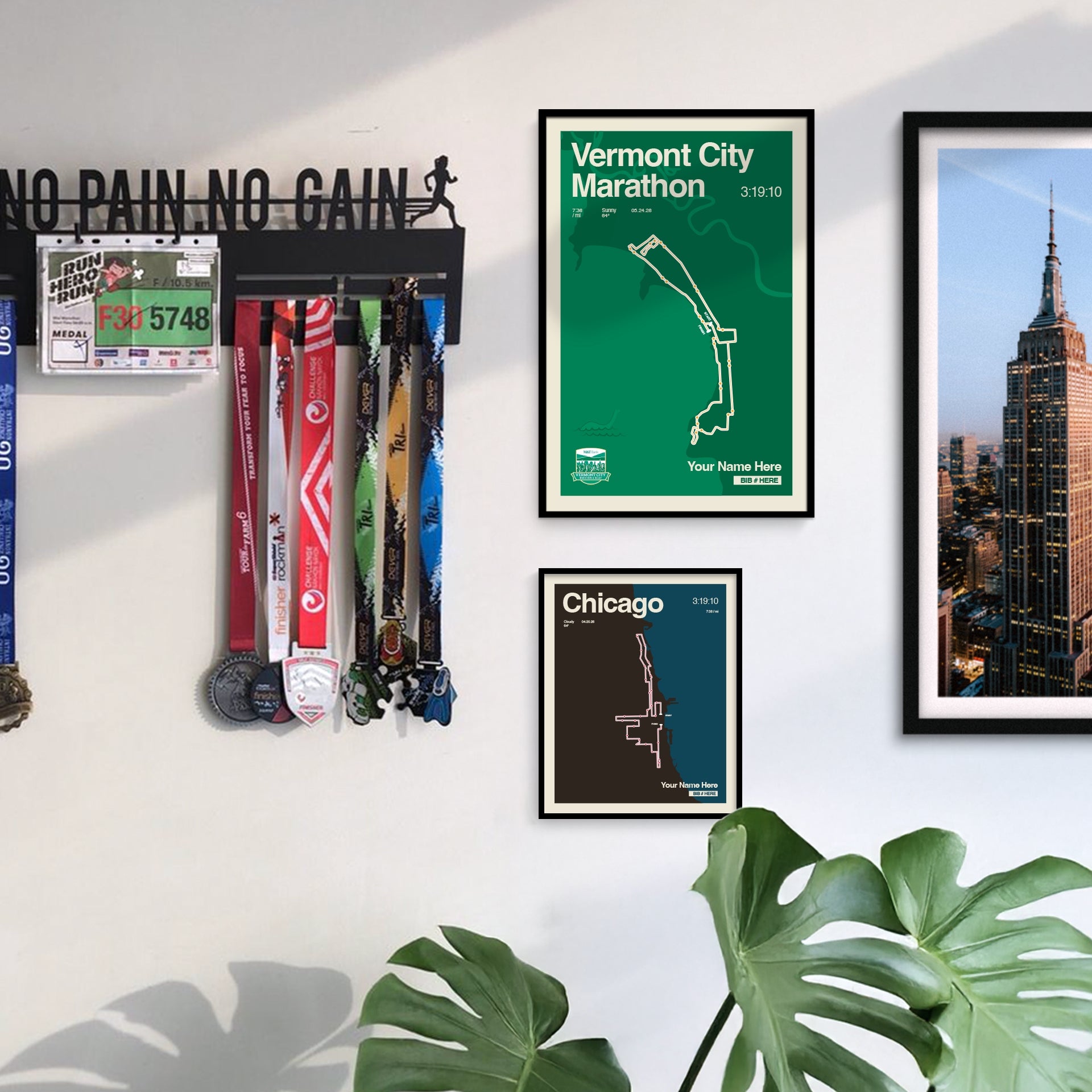Personalized Vermont City Marathon Poster