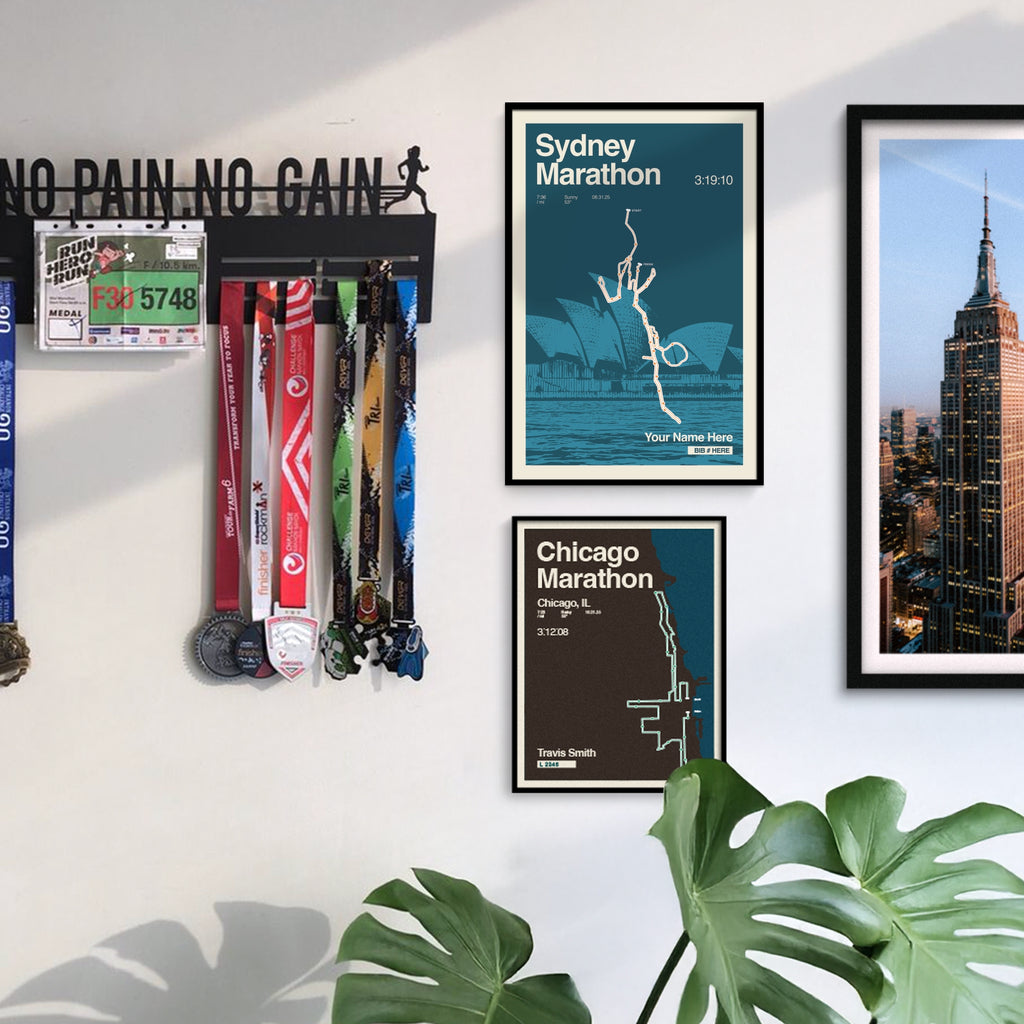 Sydney Marathon Personalized Race Print