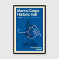 Personalized Marine Corps Historic Half Poster