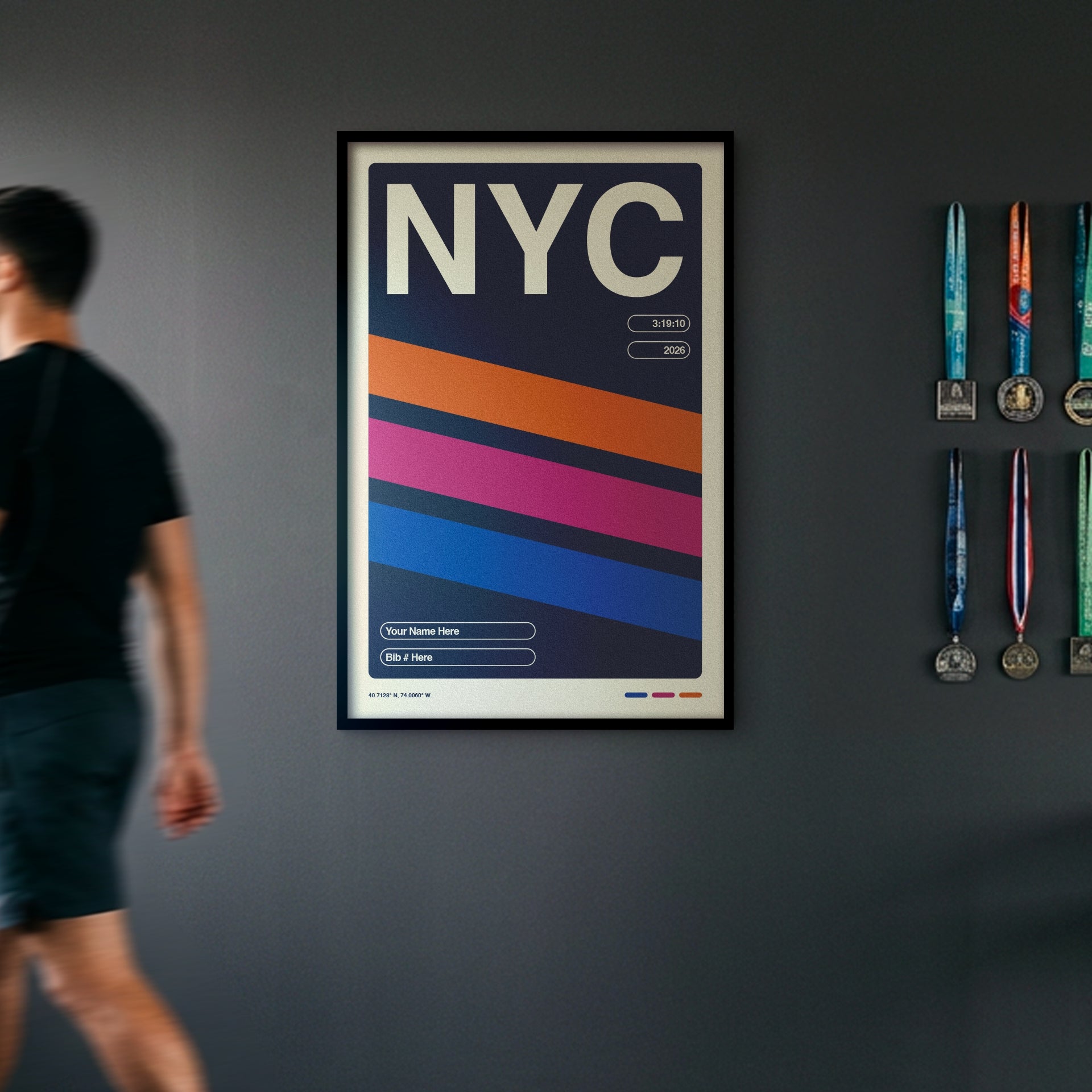 Personalized New York City World Major Race Poster