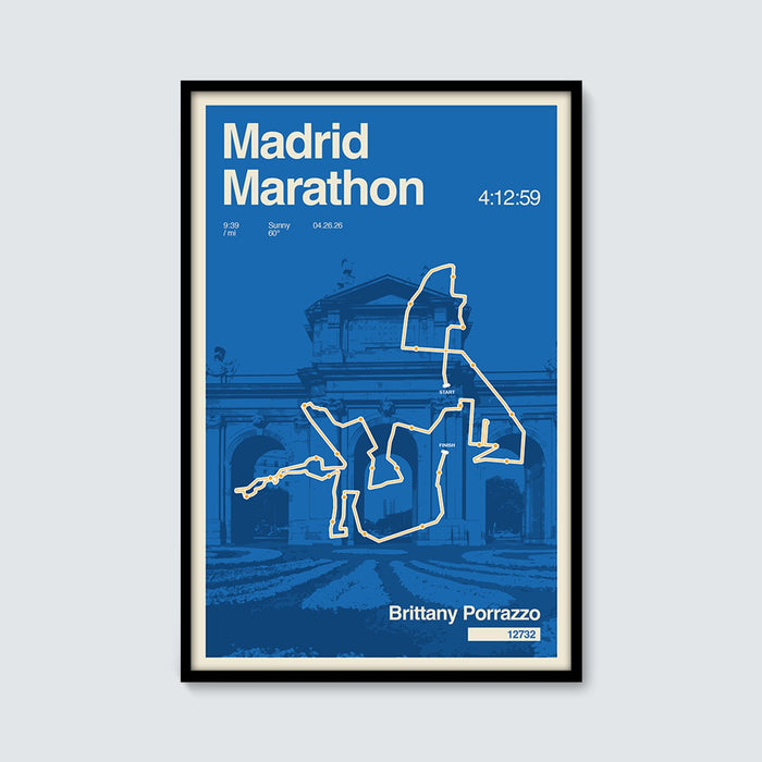 Marathons custom print