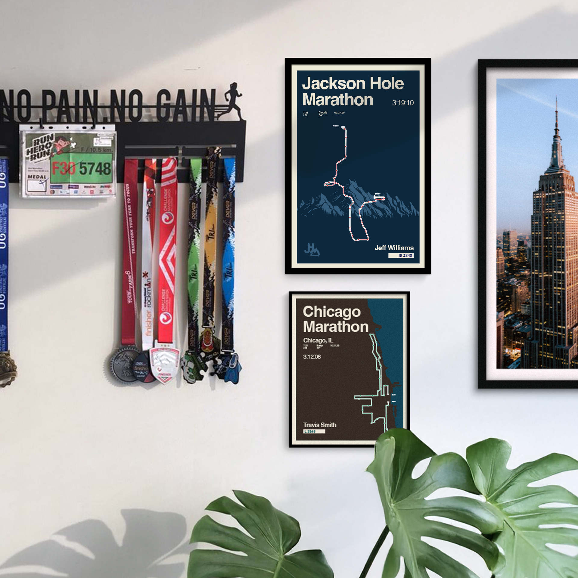 Jackson Hole Marathon Personalized Race Poster