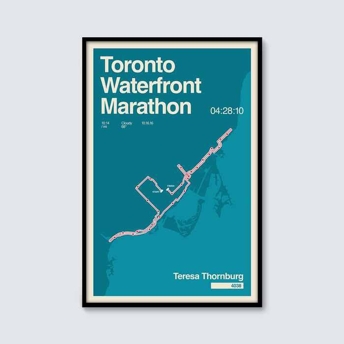 Marathons custom print