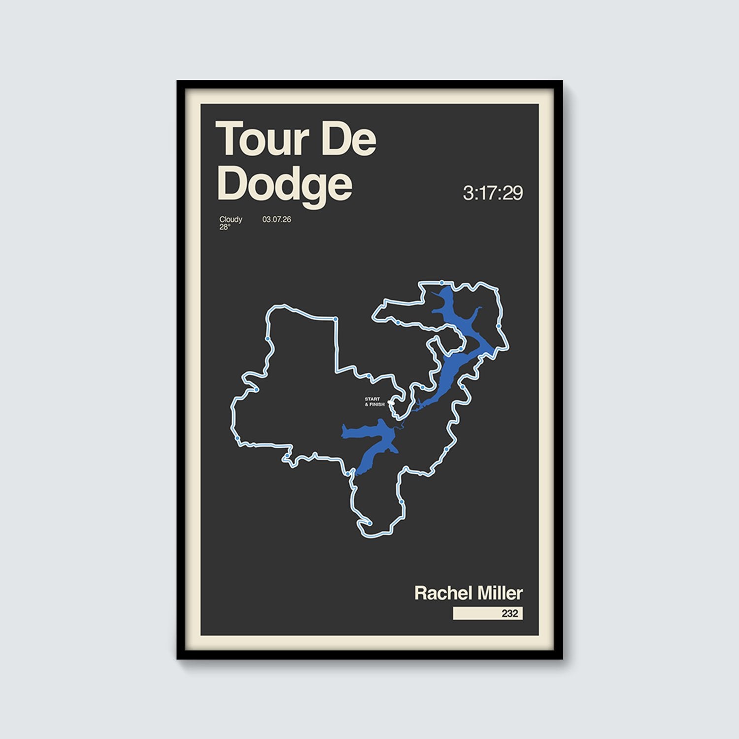 Custom Trackstar Print (Any Race)