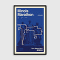 Illinois Marathon Personalized Poster