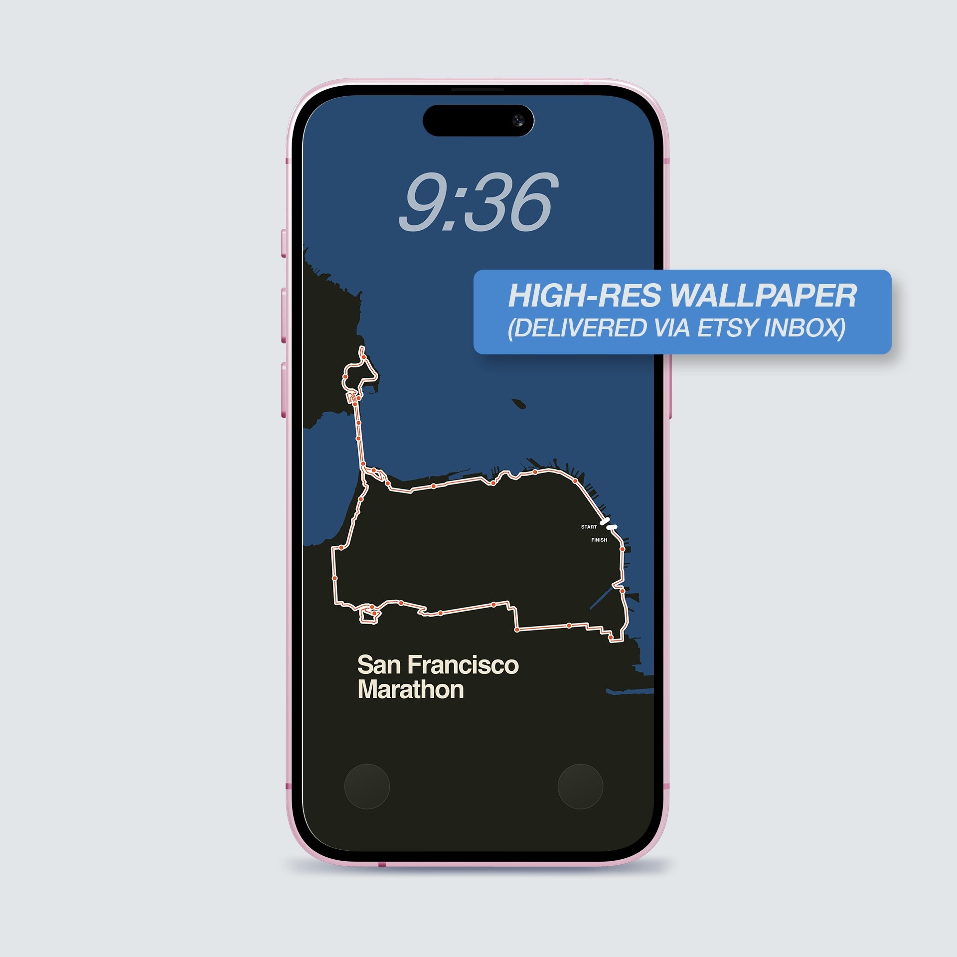 San Francisco Marathon Personalized Race Poster